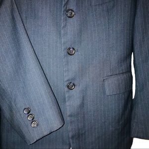 Calvin Klein BOYS Navy Pinstripe Blazer- 12R
